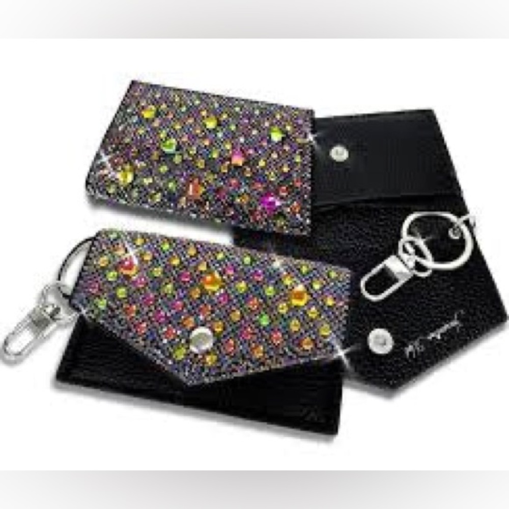 Jacqueline Kent Multi Purple Card Purse